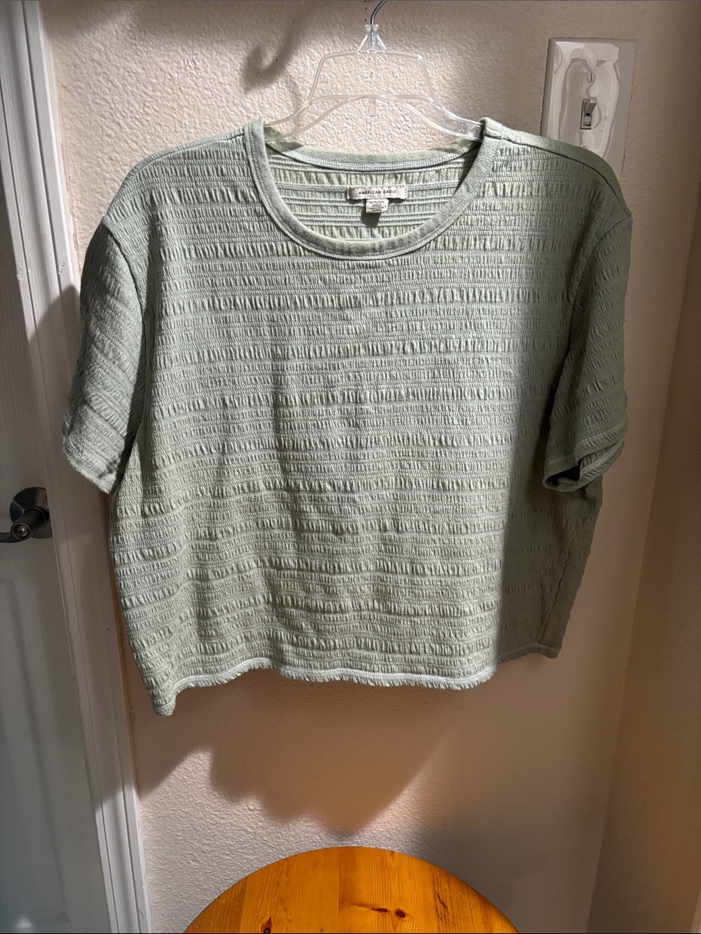 American Eagle Outfitters Mint Green Boxy Short-Sleeve Tee XL